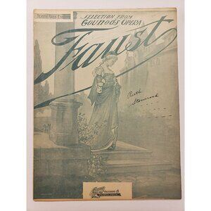 Sheet Music-"Faust" Gounod's Opera, Henry Carter,  1926